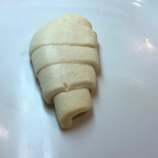 defrosted butter croissant dough